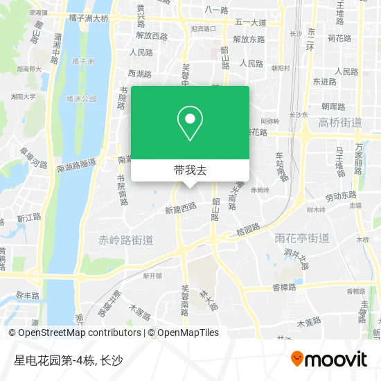 星电花园第-4栋地图