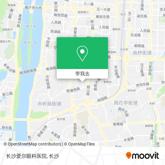 长沙爱尔眼科医院地图