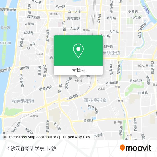 长沙汉森培训学校地图