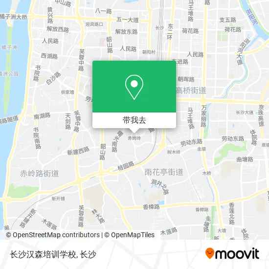 长沙汉森培训学校地图