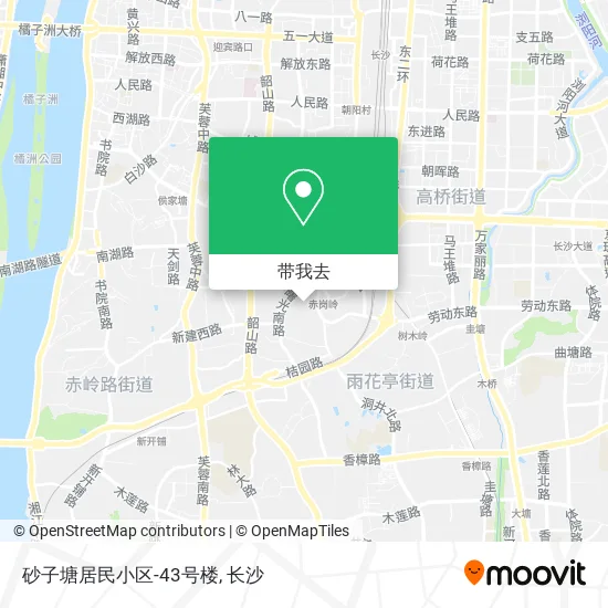 砂子塘居民小区-43号楼地图