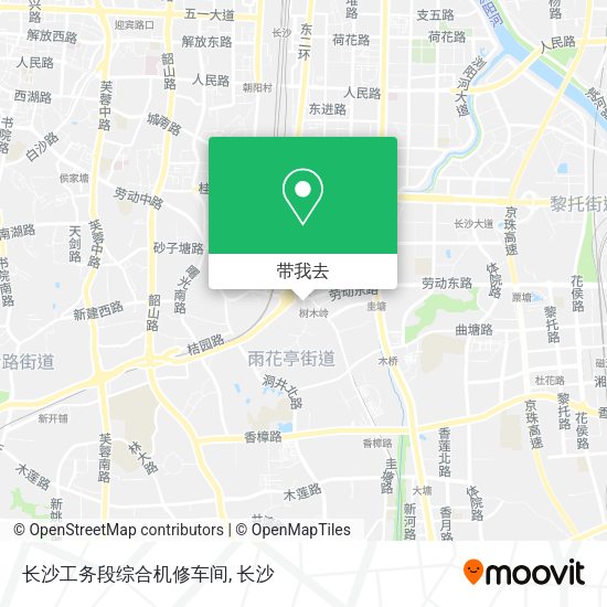 长沙工务段综合机修车间地图