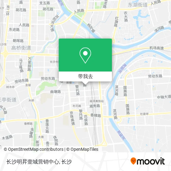 长沙明昇壹城营销中心地图