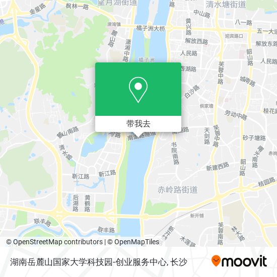 湖南岳麓山国家大学科技园-创业服务中心地图