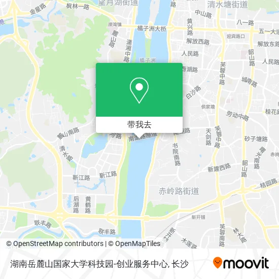 湖南岳麓山国家大学科技园-创业服务中心地图