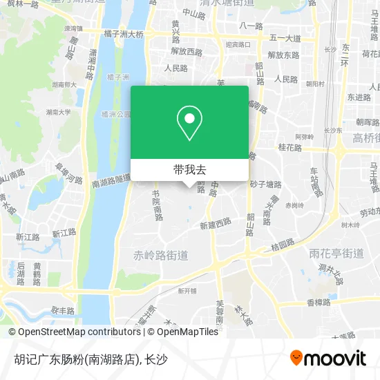 胡记广东肠粉(南湖路店)地图