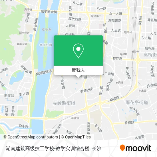 湖南建筑高级技工学校-教学实训综合楼地图