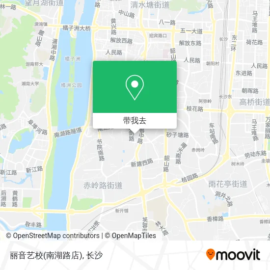 丽音艺校(南湖路店)地图