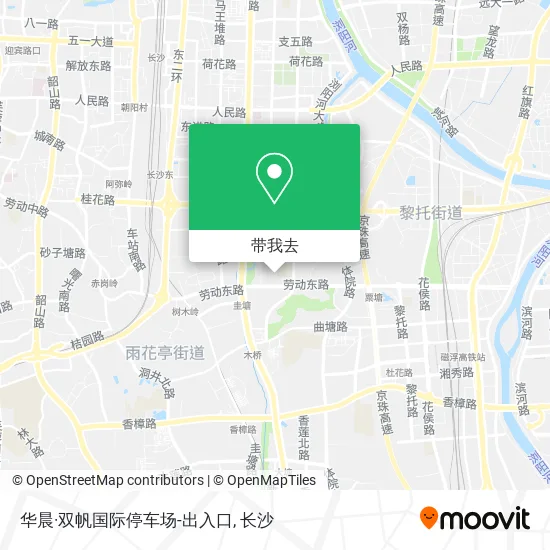 华晨·双帆国际停车场-出入口地图