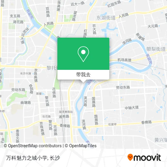 万科魅力之城小学地图