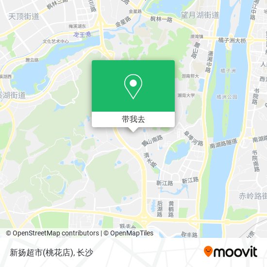 新扬超市(桃花店)地图