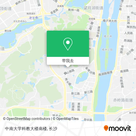 中南大学科教大楼南楼地图