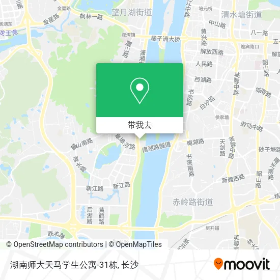 湖南师大天马学生公寓-31栋地图