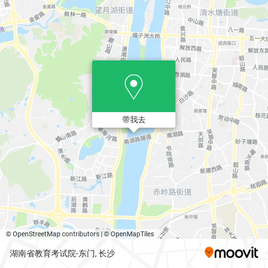 湖南省教育考试院-东门地图