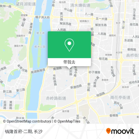 钱隆首府-二期地图