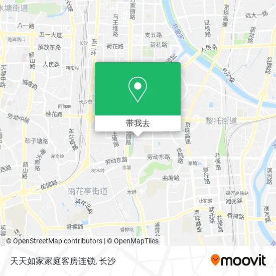 天天如家家庭客房连锁地图