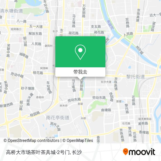 高桥大市场茶叶茶具城-2号门地图