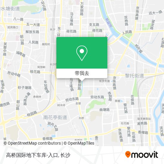 高桥国际地下车库-入口地图