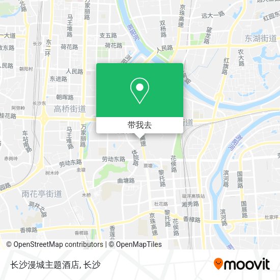 长沙漫城主题酒店地图