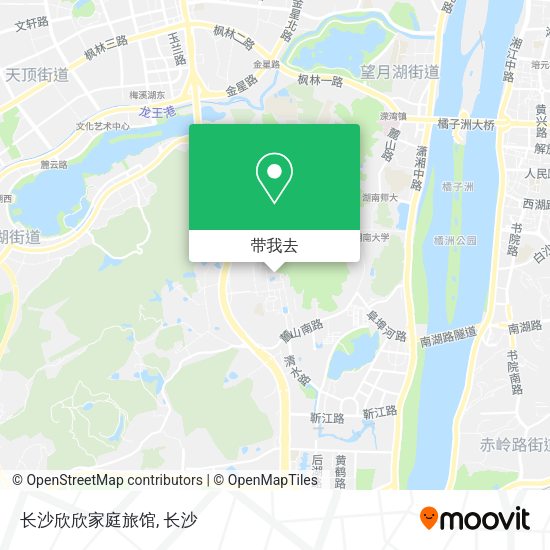 长沙欣欣家庭旅馆地图