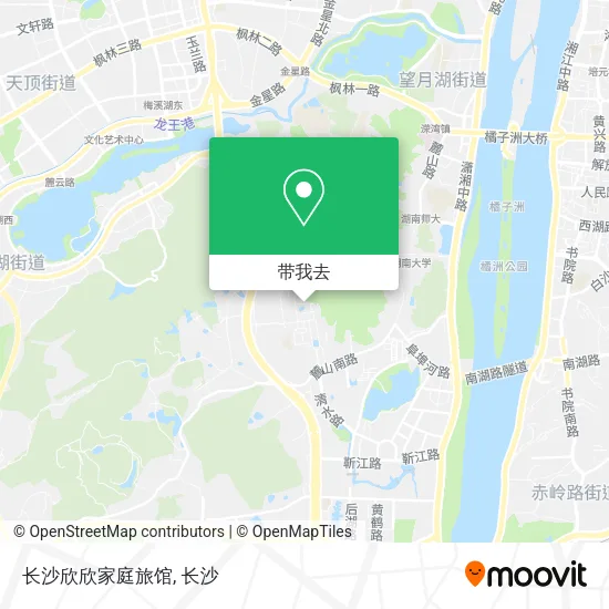 长沙欣欣家庭旅馆地图