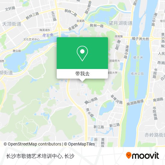 长沙市歌德艺术培训中心地图