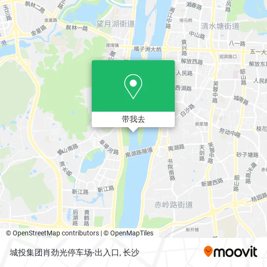 城投集团肖劲光停车场-出入口地图