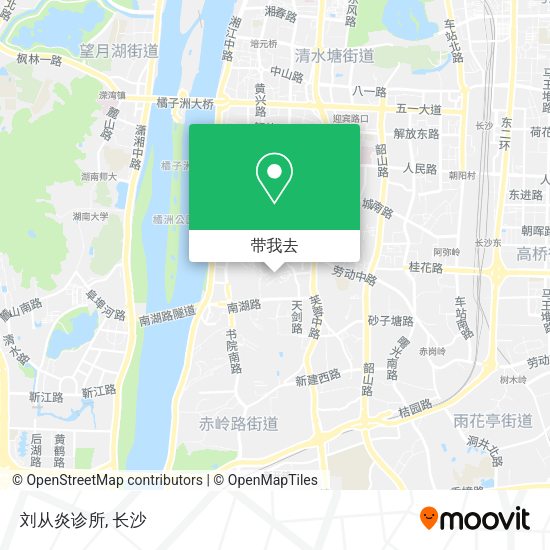 刘从炎诊所地图