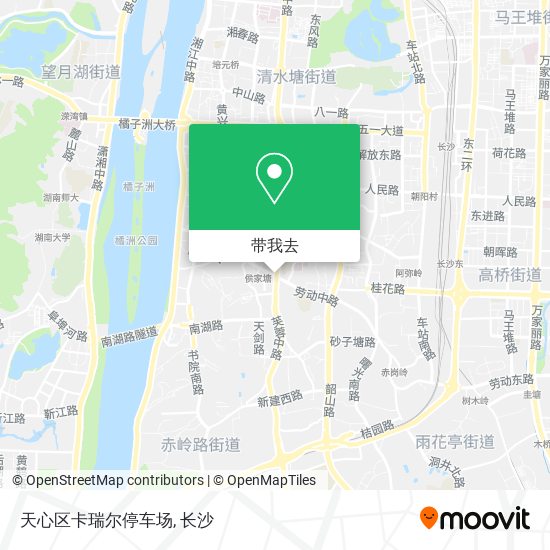 天心区卡瑞尔停车场地图