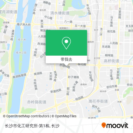 长沙市化工研究所-第1栋地图