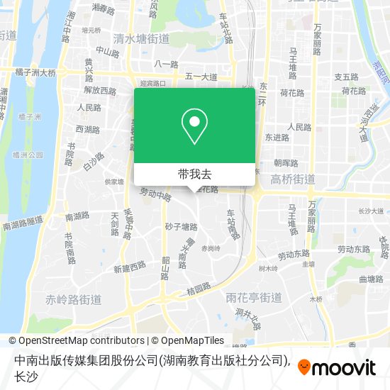 中南出版传媒集团股份公司(湖南教育出版社分公司)地图