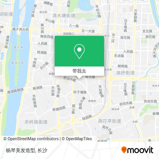 杨琴美发造型地图
