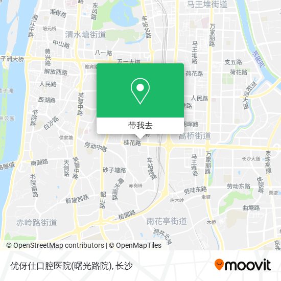 优伢仕口腔医院(曙光路院)地图