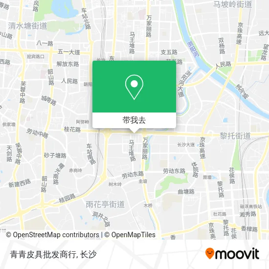 青青皮具批发商行地图