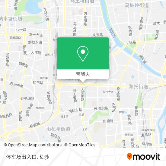 停车场出入口地图