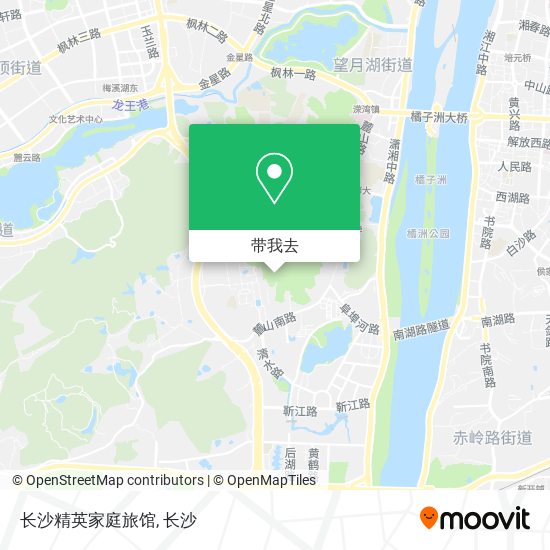 长沙精英家庭旅馆地图