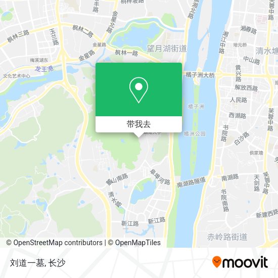 刘道一墓地图