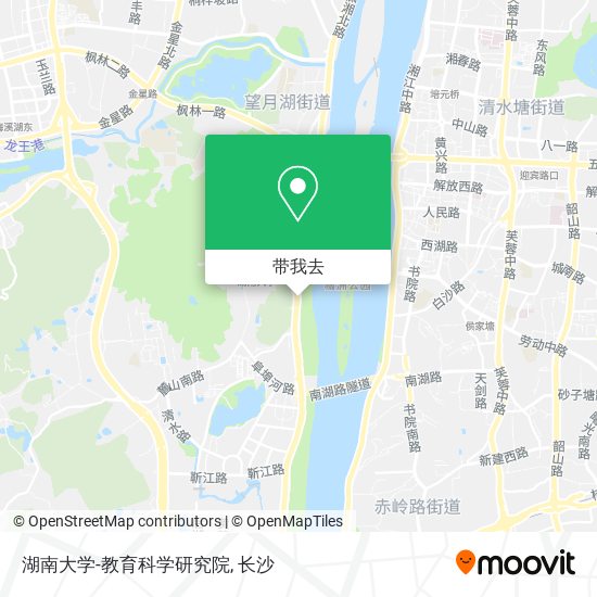 湖南大学-教育科学研究院地图