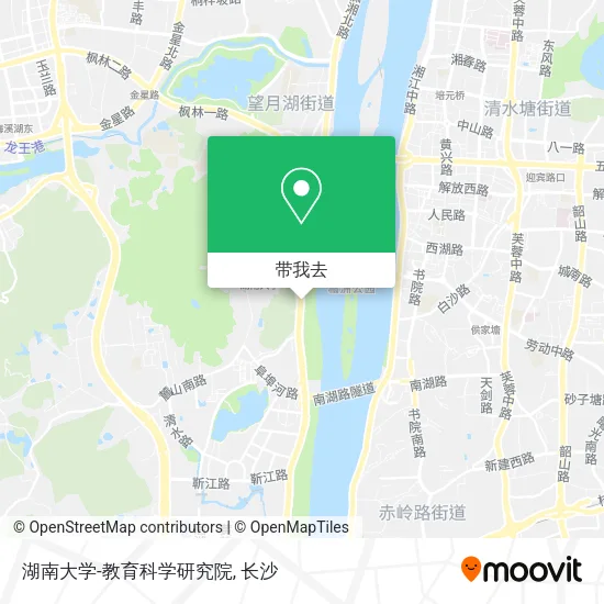 湖南大学-教育科学研究院地图