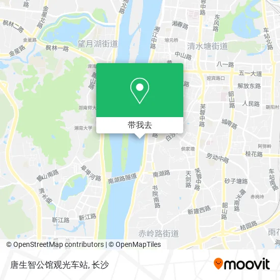 唐生智公馆观光车站地图