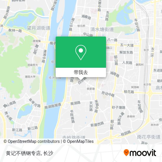 黄记不锈钢专店地图