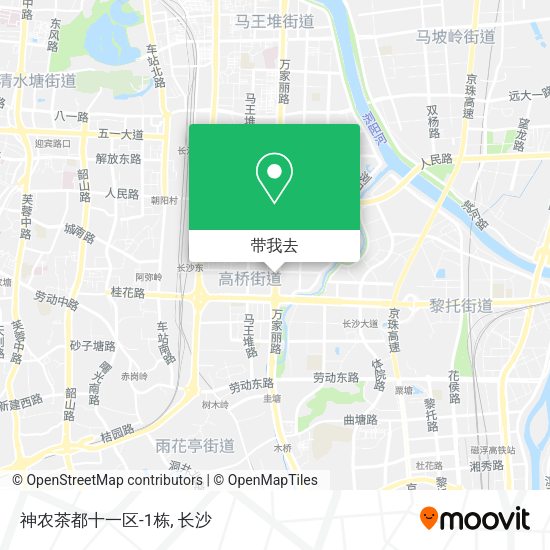 神农茶都十一区-1栋地图