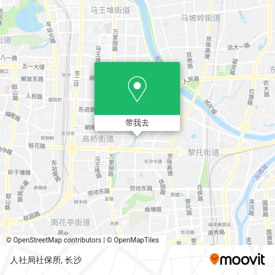 人社局社保所地图