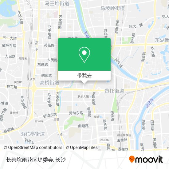 长善垸雨花区堤委会地图