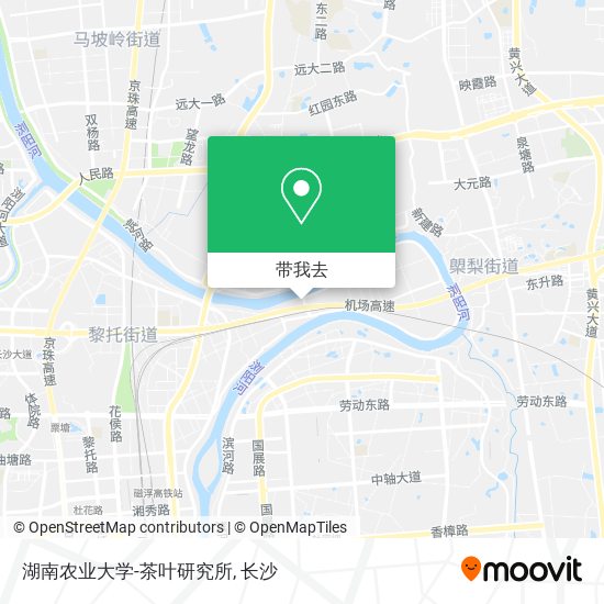 湖南农业大学-茶叶研究所地图