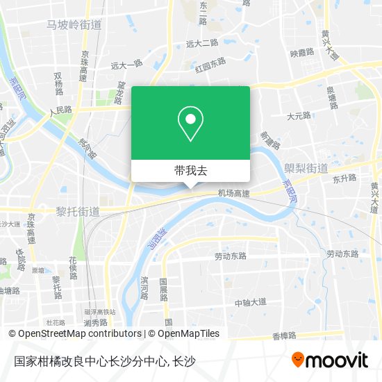 国家柑橘改良中心长沙分中心地图