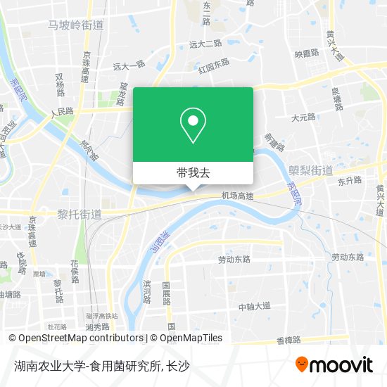 湖南农业大学-食用菌研究所地图