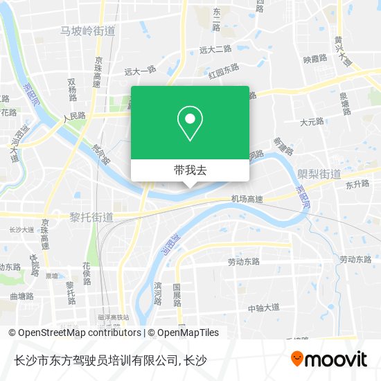 长沙市东方驾驶员培训有限公司地图