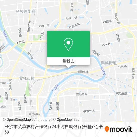 长沙市芙蓉农村合作银行24小时自助银行(丹桂路)地图