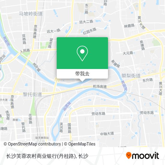 长沙芙蓉农村商业银行(丹桂路)地图